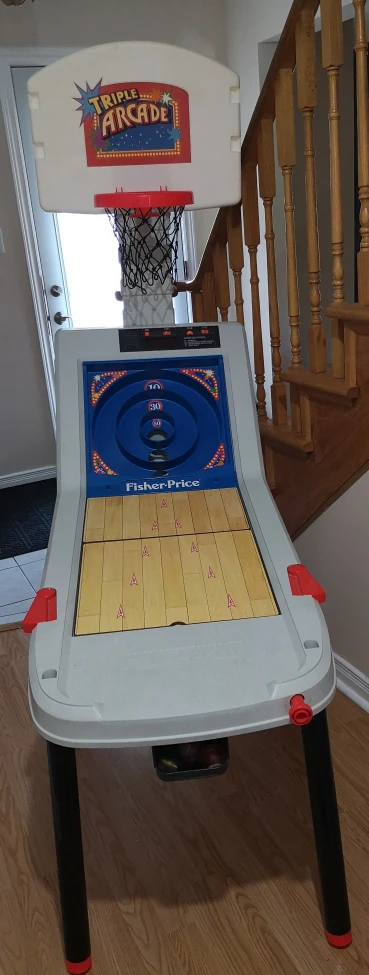 Vintage Fisher Price Triple Arcade Game