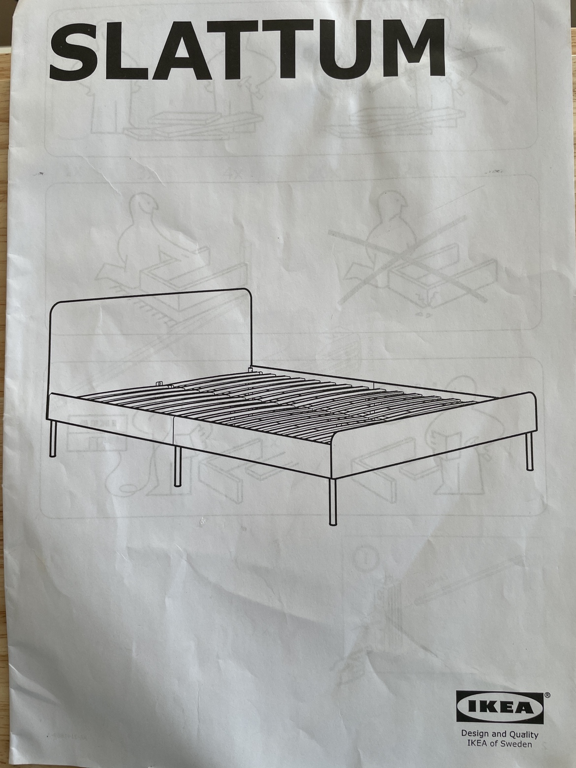 Ikea Slattum-Queen size bed frame - photo 5
