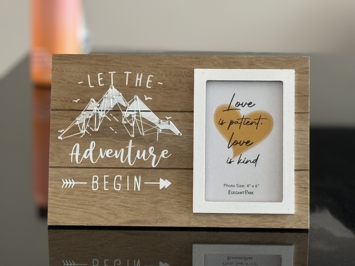 NEW Photo Frame Elegant Park, Let The Adventure Begin