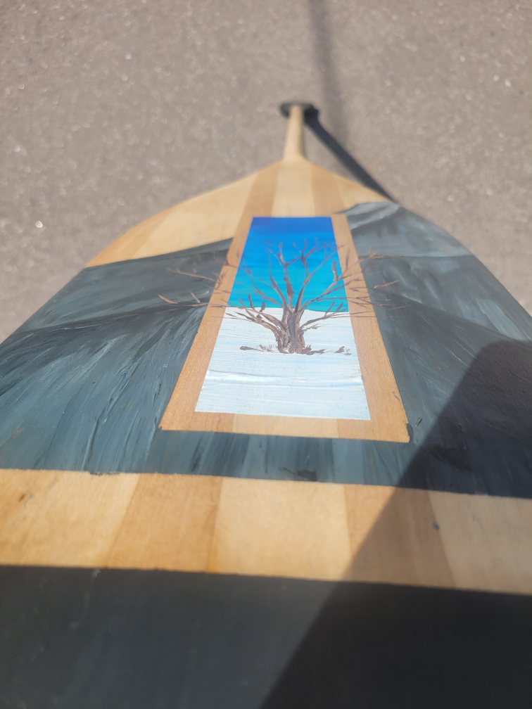 reclaimed Paddle wall art - photo 3