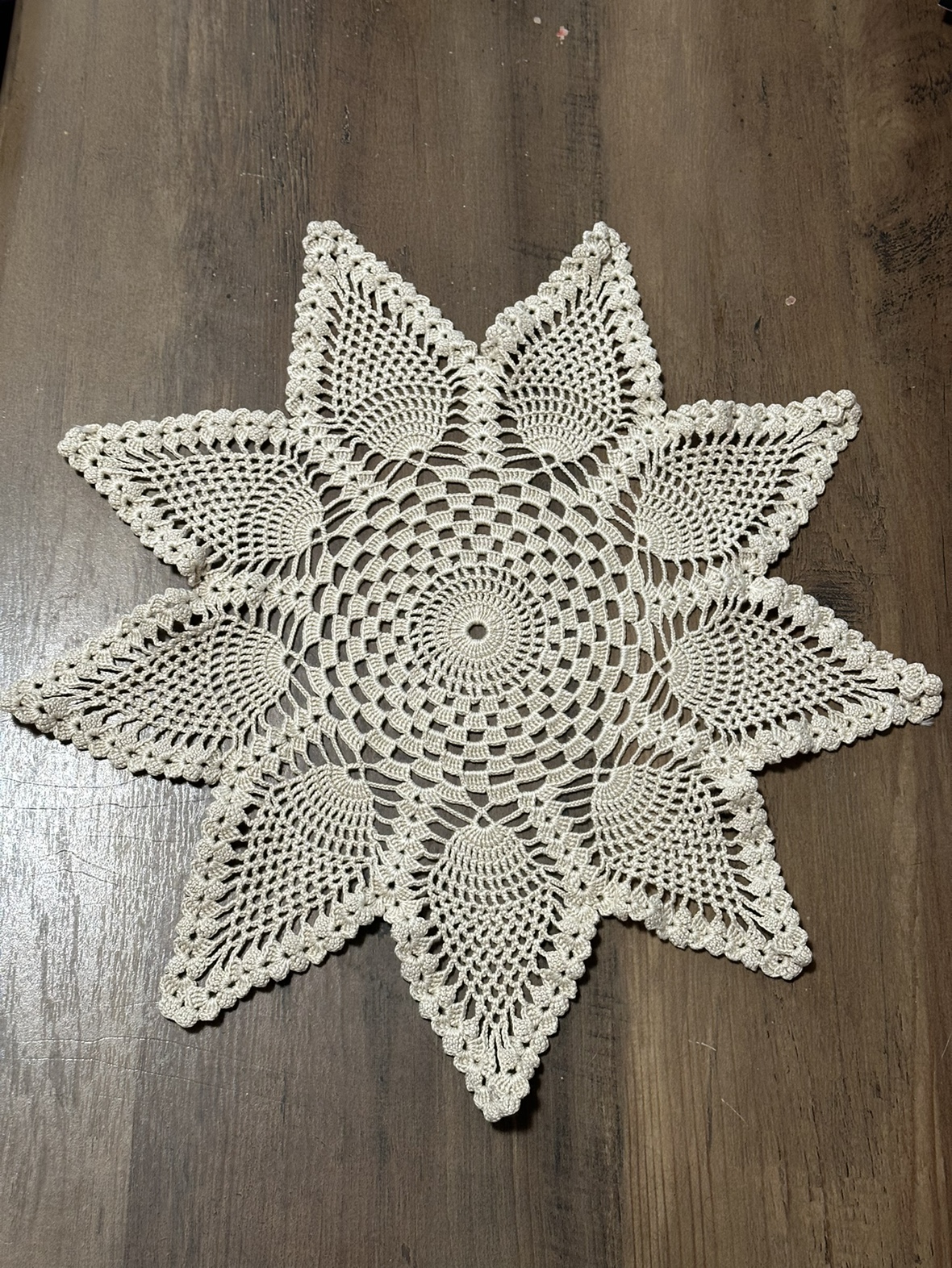 Set of 4 Beige Doilies 🧡 image indicator(2)