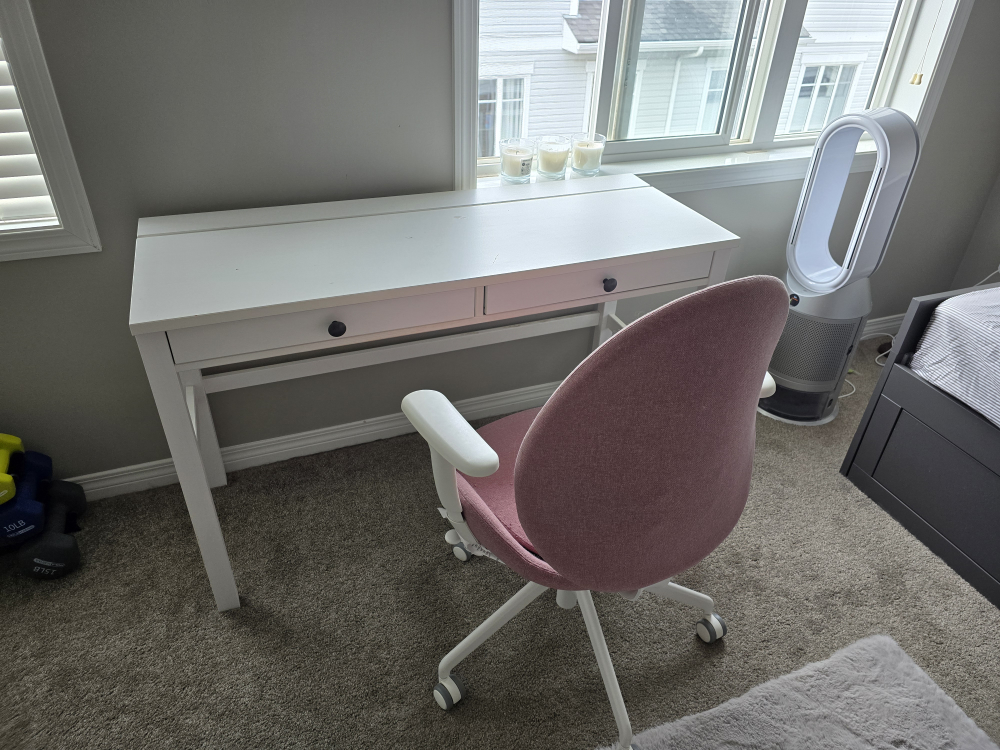 Cute Pink Desk and Office Chair