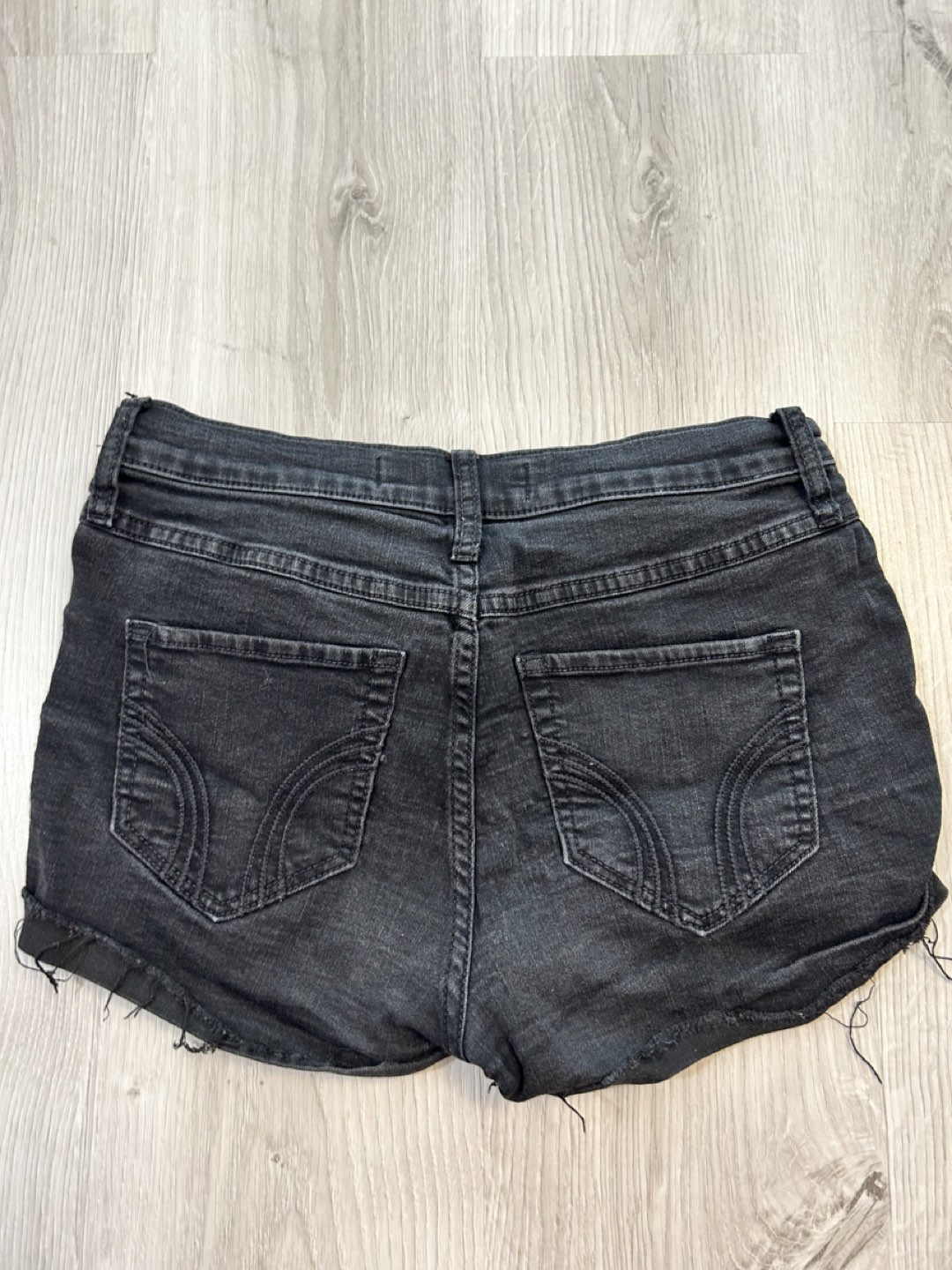 Holister black shorts image indicator(3)