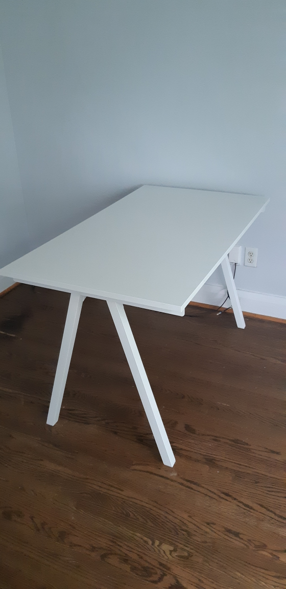 White Ikea Desk (Trotten) thumbnail