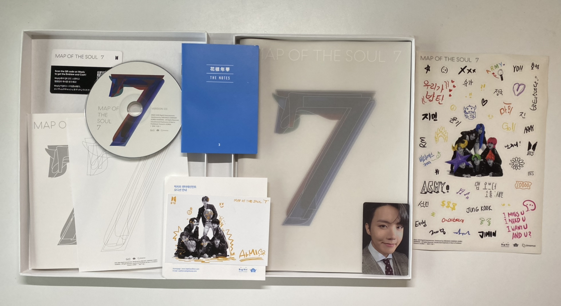 BTS - MAP OF THE SOUL: 7 - ALL 4 VERSIONS - photo 4
