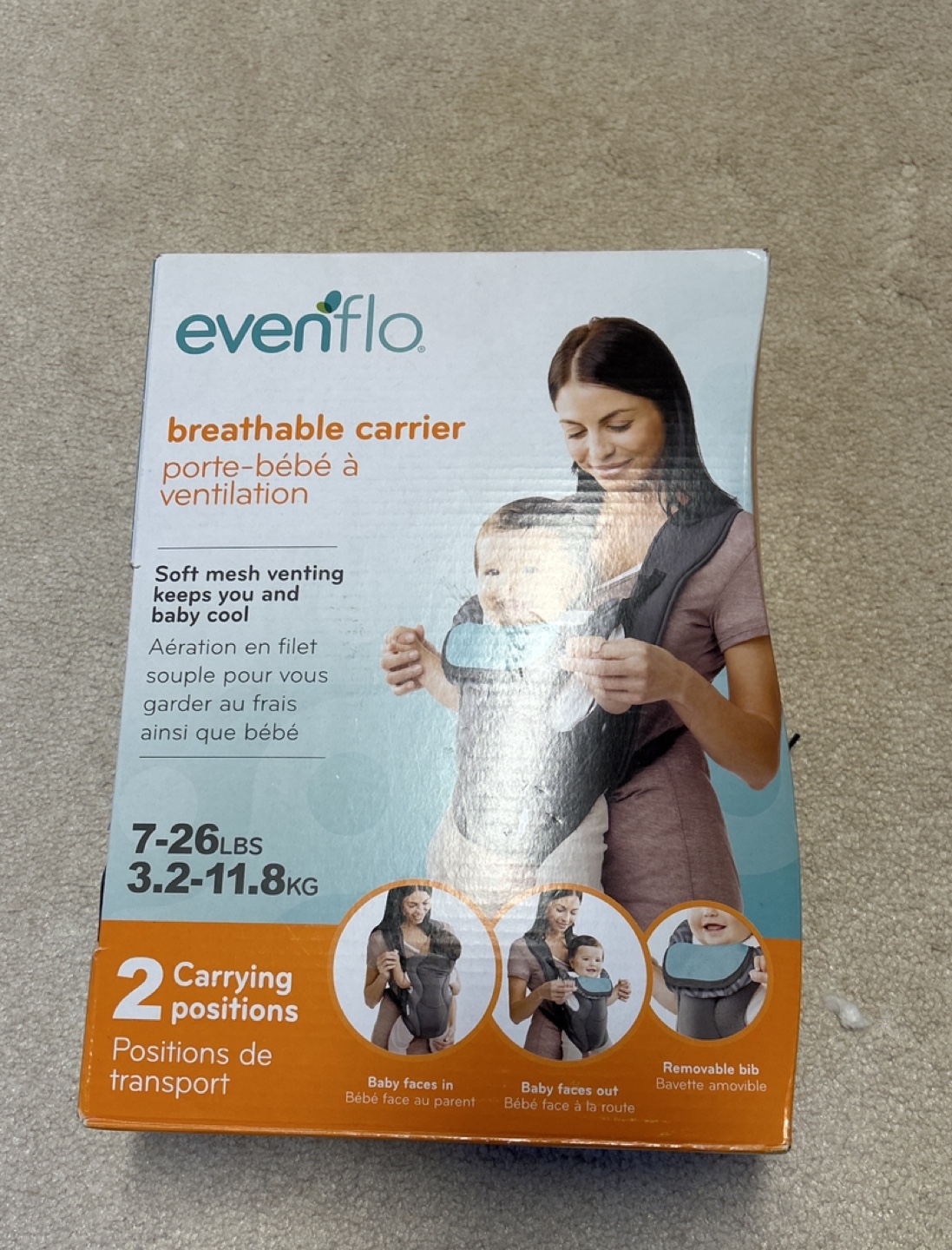 Evenflo Baby carrier- new never used