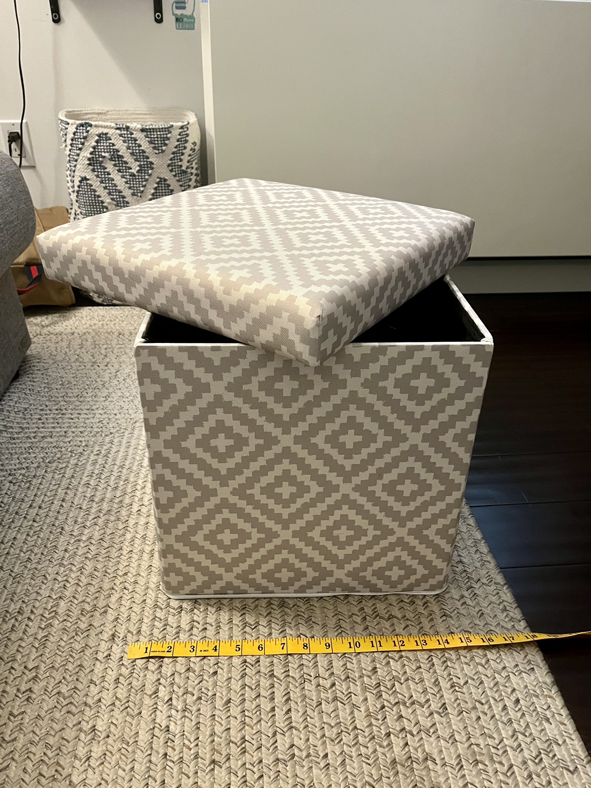 Full Collapsible Ottoman with Storage