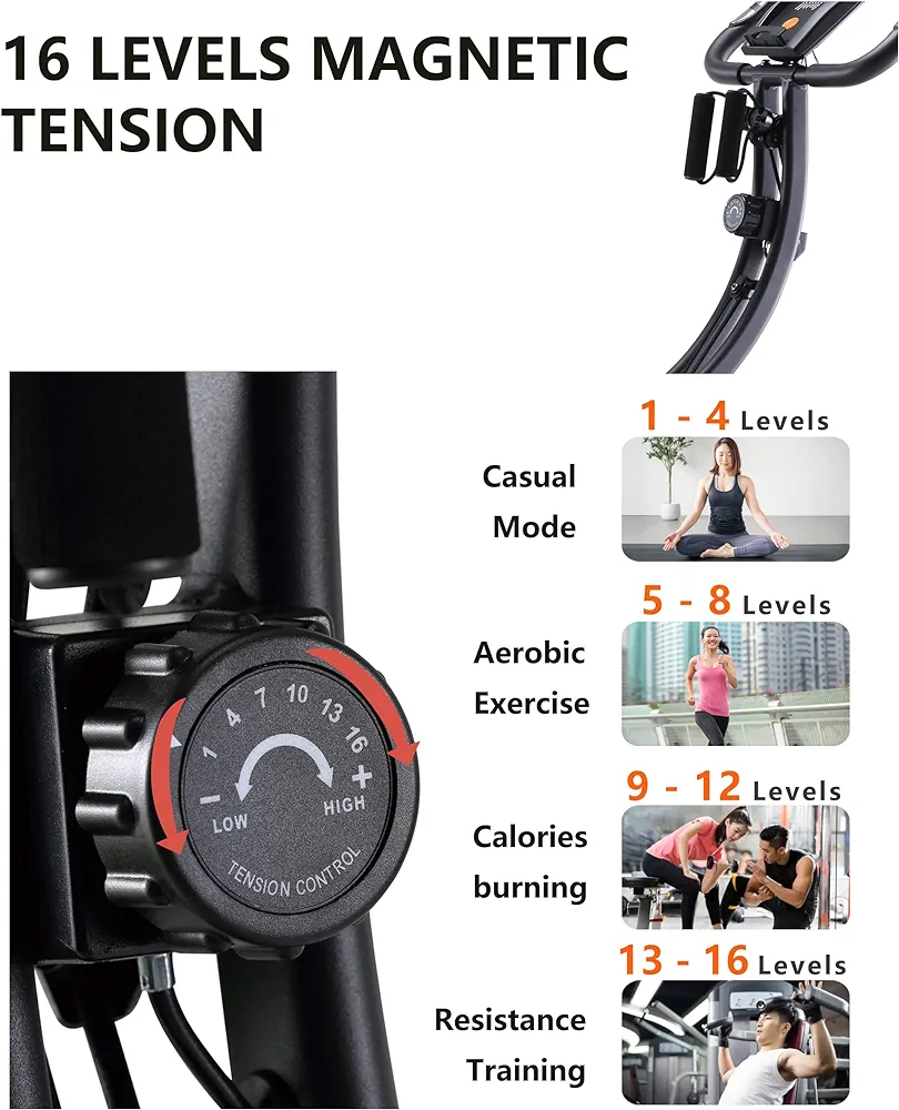 Folding Stationary Bike image indicator(6)