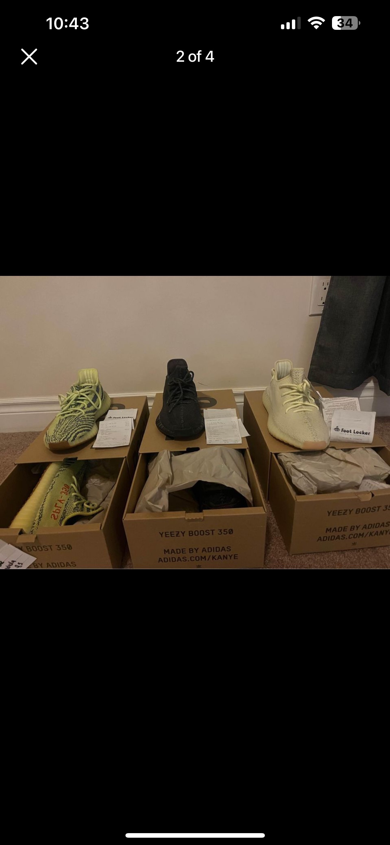 Yeezy for sale used like new all size 9.5