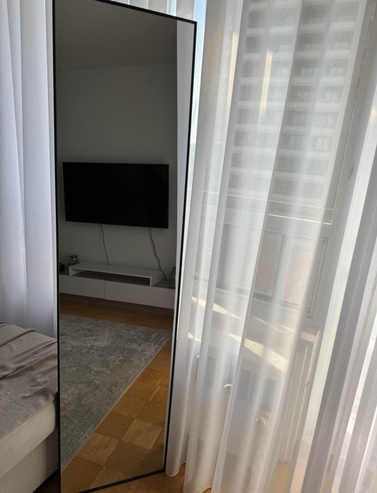 ‼️MOVING SALE Black Full Length Mirror - photo 3