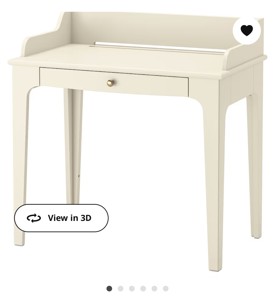 IKEA LOMMARP Desk - light beige