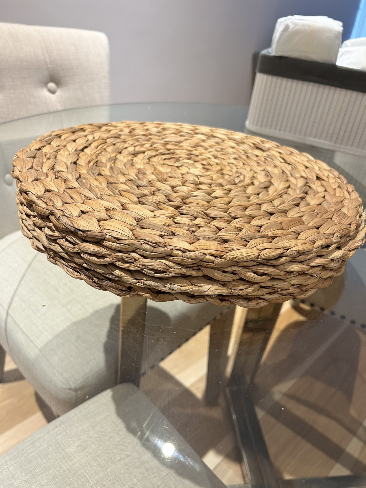 Woven Rattan Placemats x 4 - Ikea Soaré - photo 2