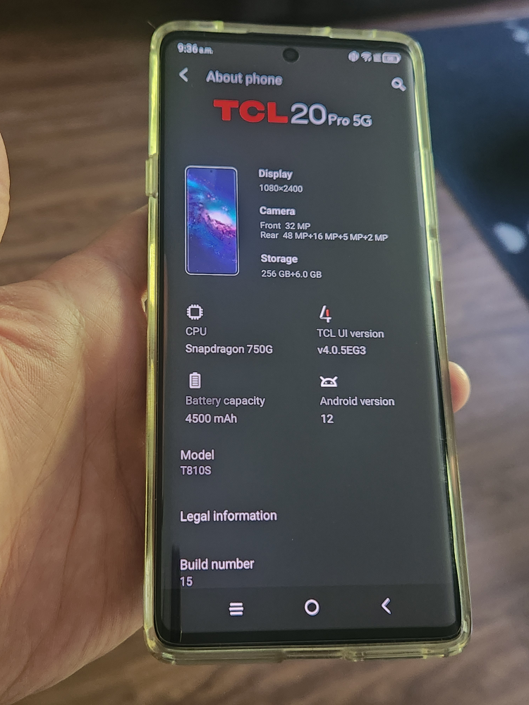 Quick Sale: TCL 20 Pro 5G