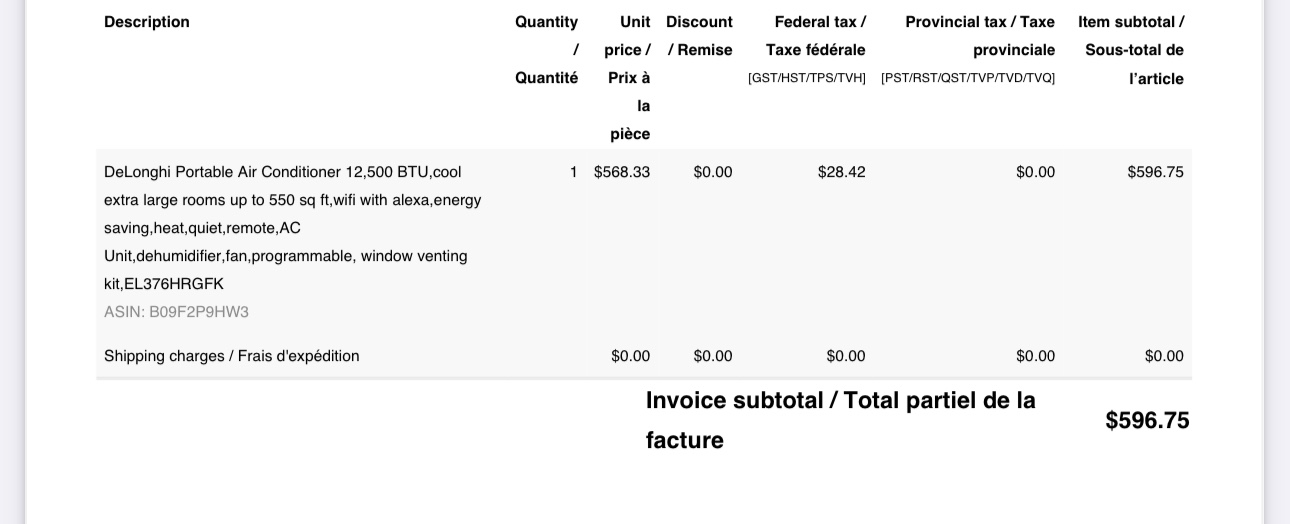 De'Longhi 12500 BTU Smart Portable Air Conditioner. image indicator(8)