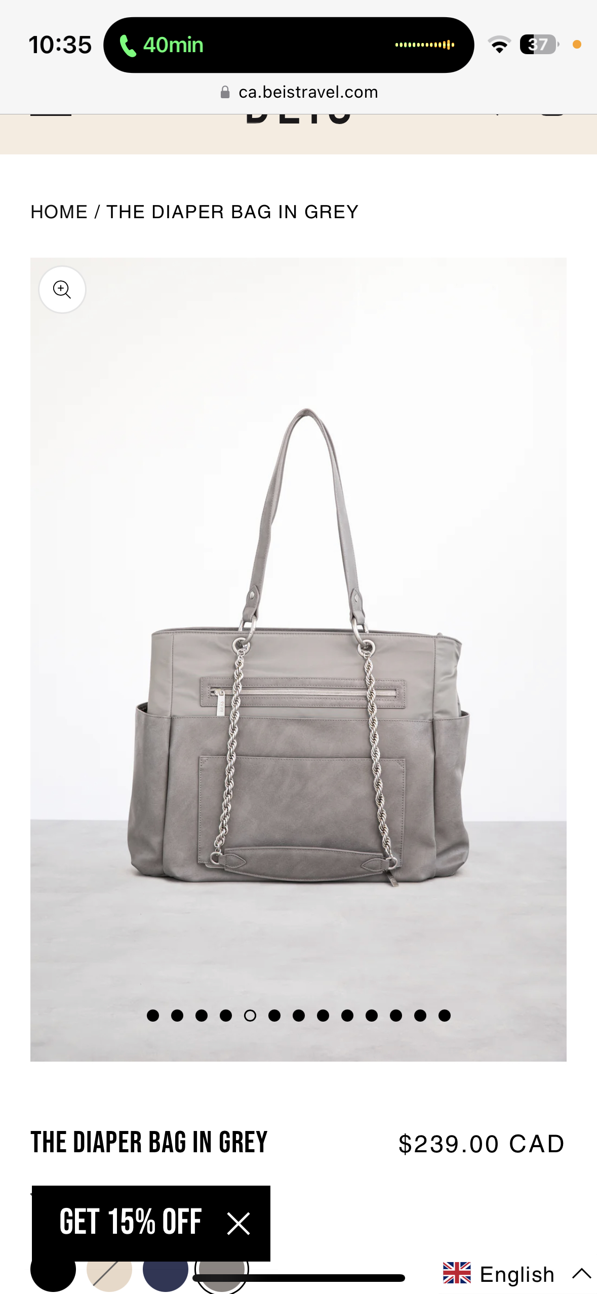 Beis diaper bag - photo 2