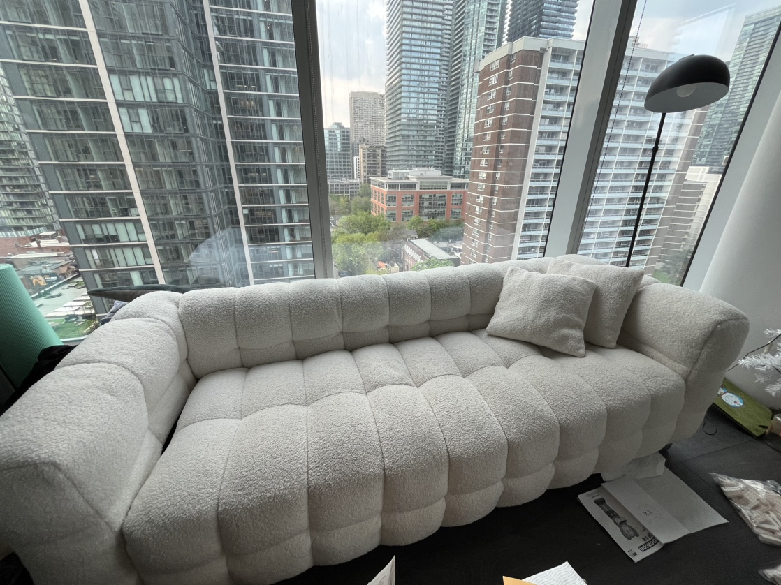 SELLING HALF PRICE TEDDY CLOUD SOFA thumbnail