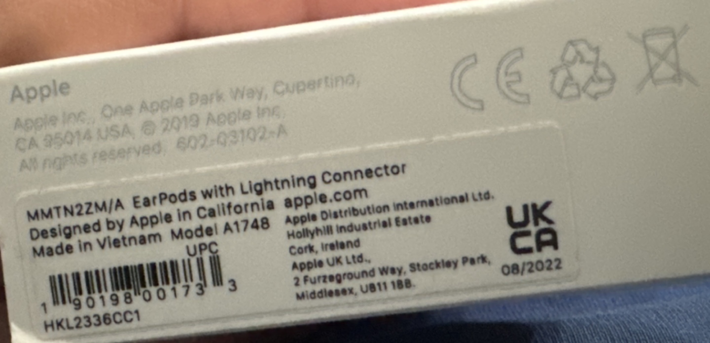 Apple Earpods Lightning Connector - photo 2