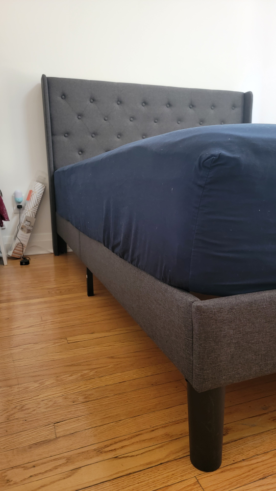 🌟Moving Sale - Tufted Wayfair Queen Bed Frame🌟 thumbnail