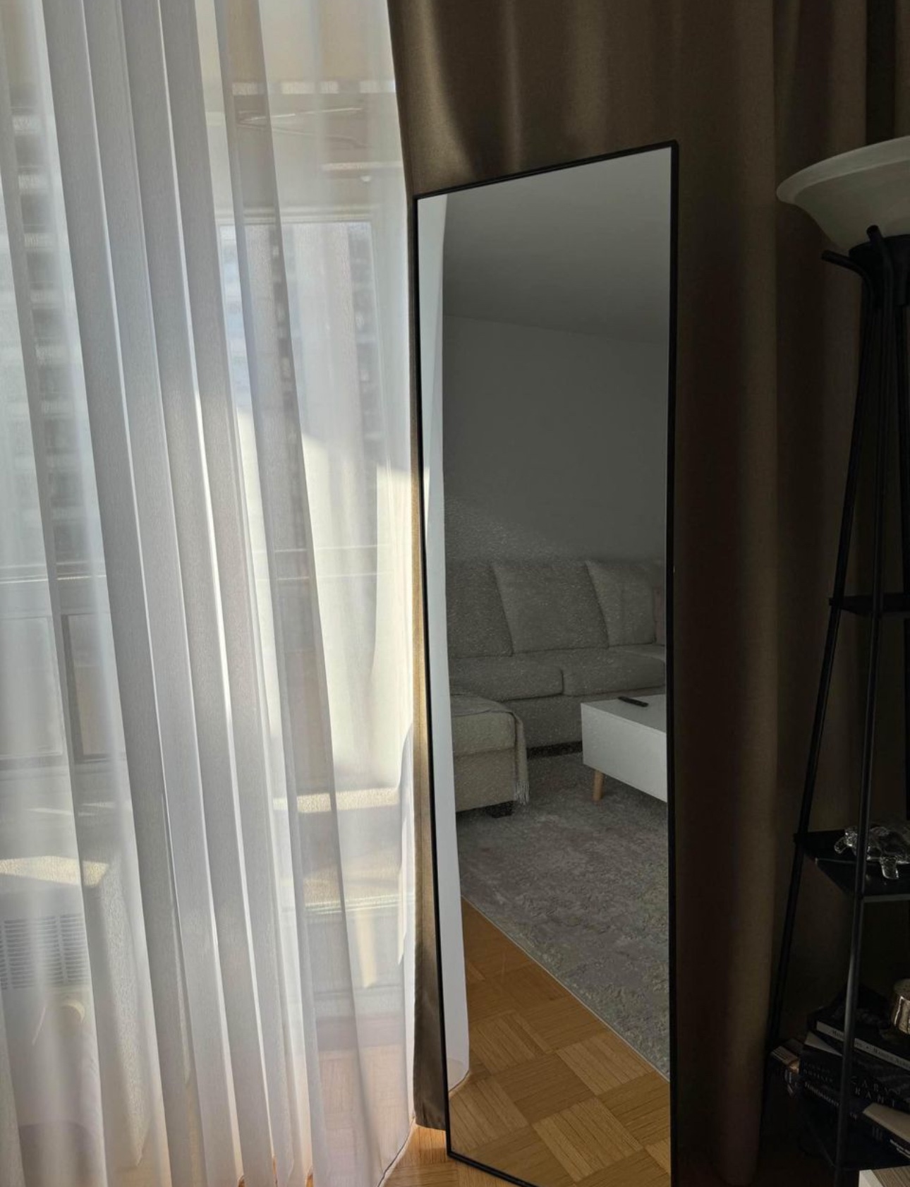 ‼️MOVING SALE Black Full Length Mirror - photo 2