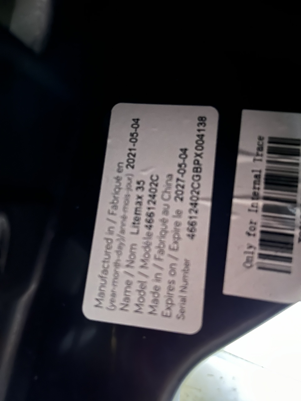 Car set Evenflo expired in 2027 - photo 3