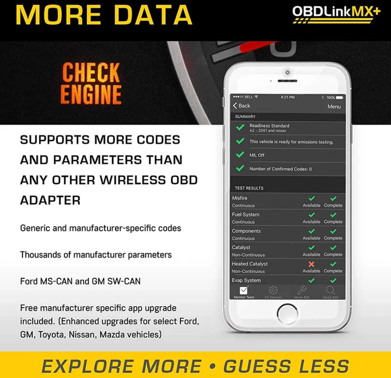 ✅ OBDLink MX+ OBD2 Bluetooth Professional Scanner Diagnostic - photo 4