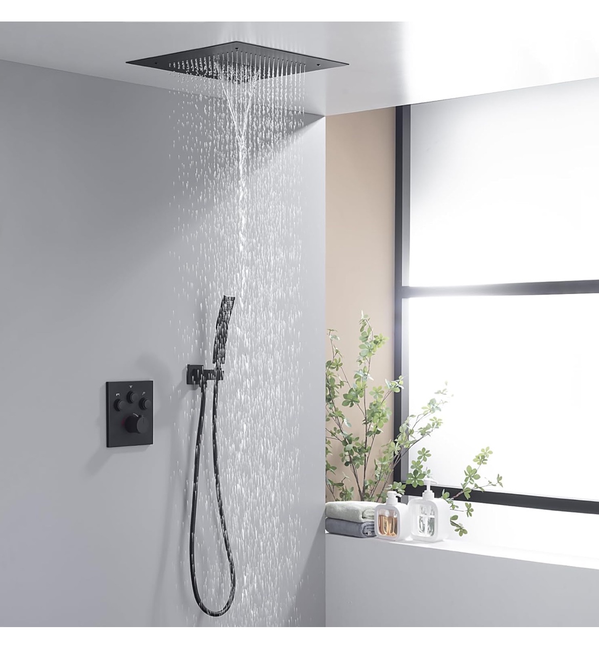 TRUSTMI Shower System with Push Button Diverter Valve - photo 2