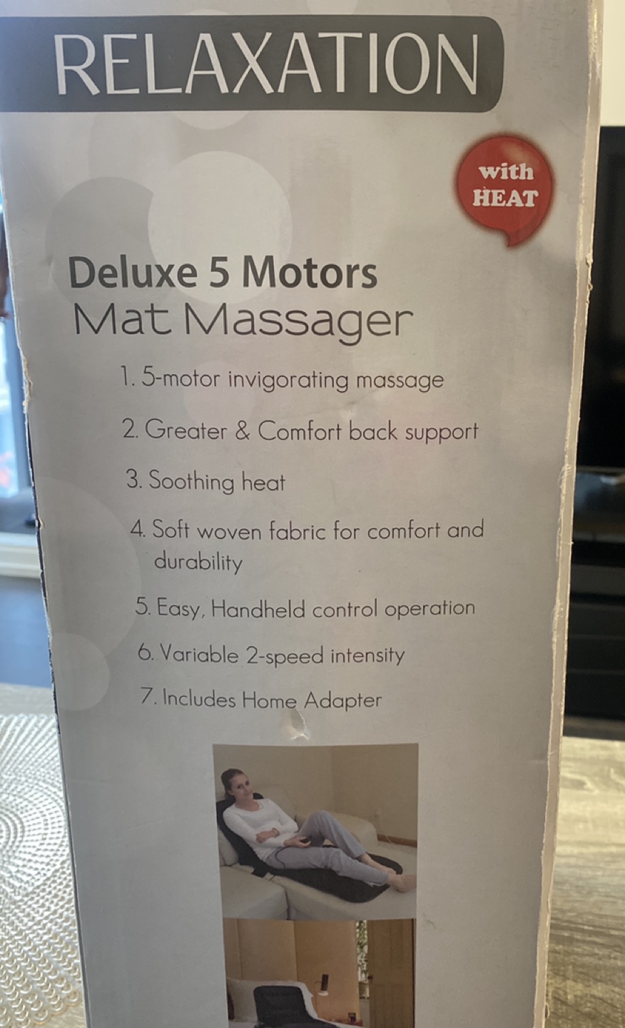 Relaxation Deluxe 5 Motors Mat Massager image indicator(2)