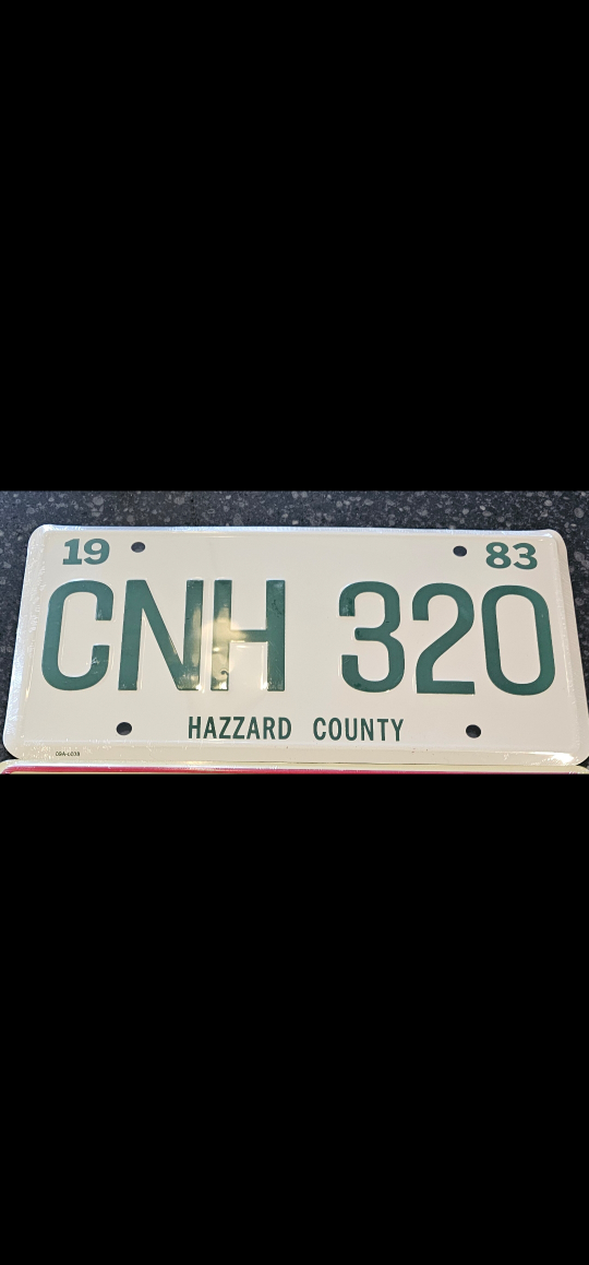 Dukes of Hazzard plate thumbnail