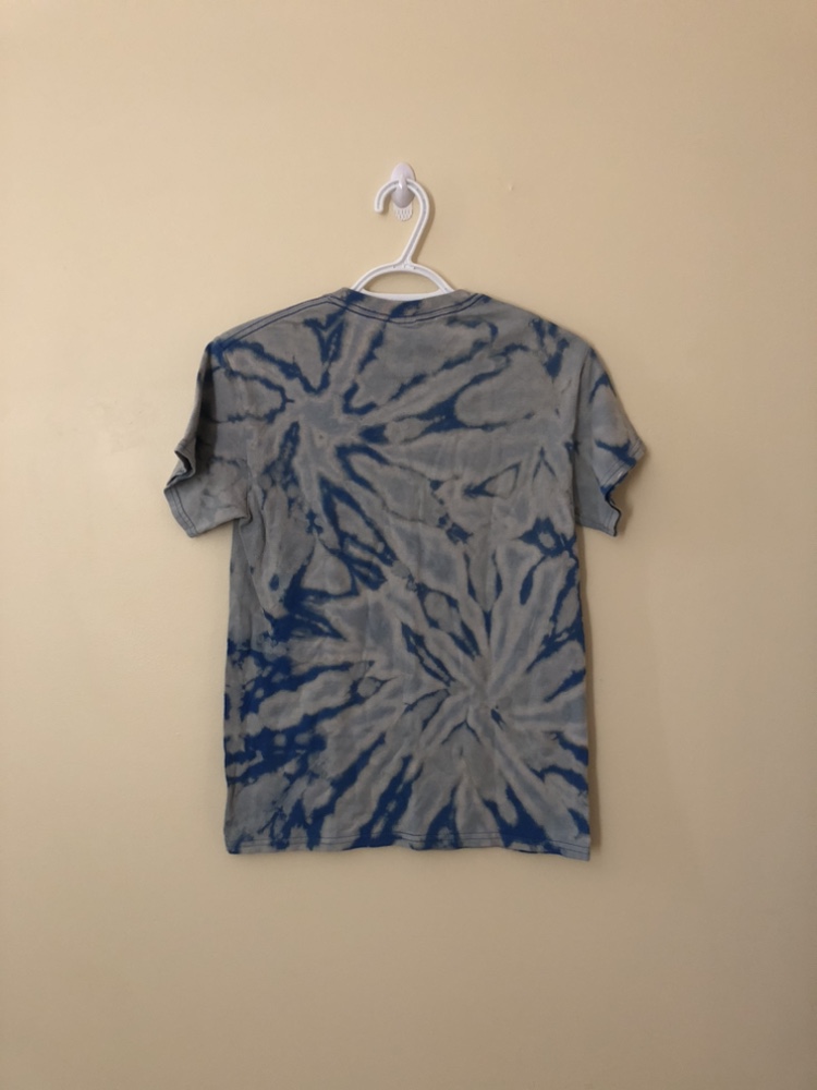 Blue tie dye tshirt - photo 2