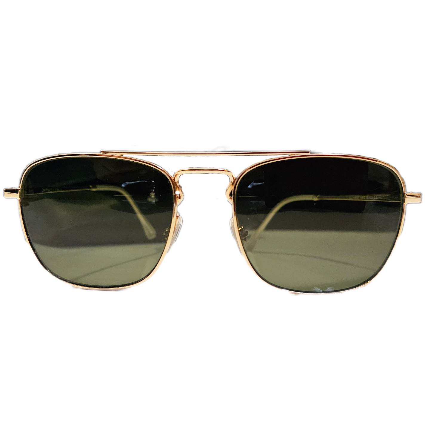 Olive Green Aviator Sunglasses w/ 2 cases