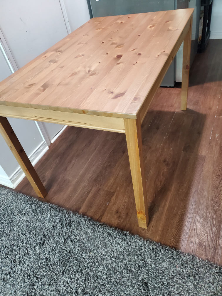 Ikea Jokkmokk Dining Table with Chairs and Chair Pads - photo 3