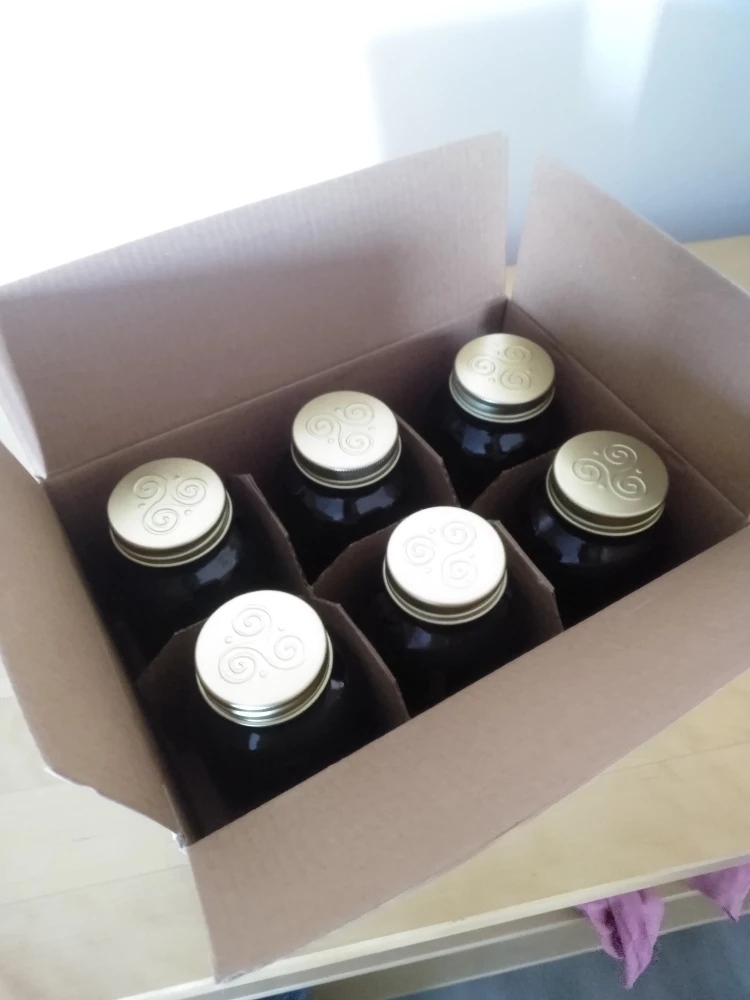 Amber Glass Jars x6 🥕 image indicator(3)