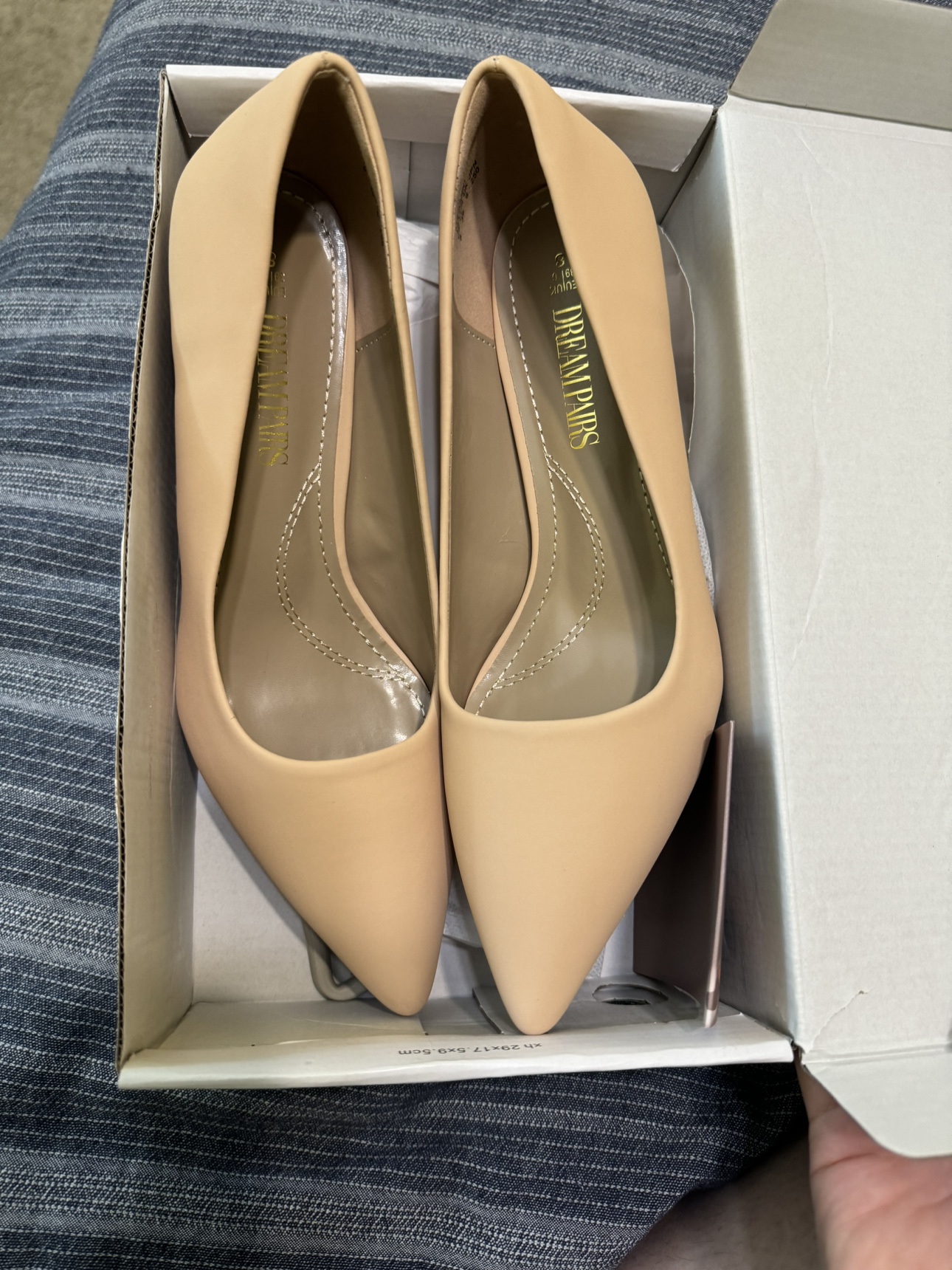 BNIB Dream Paris Nude High Heel Shoes- Size 8 - photo 3