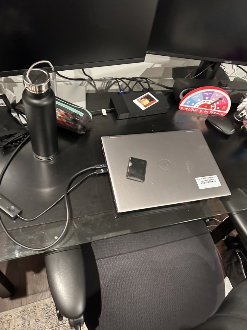 Glass Computer Table 46" Inch - photo 2