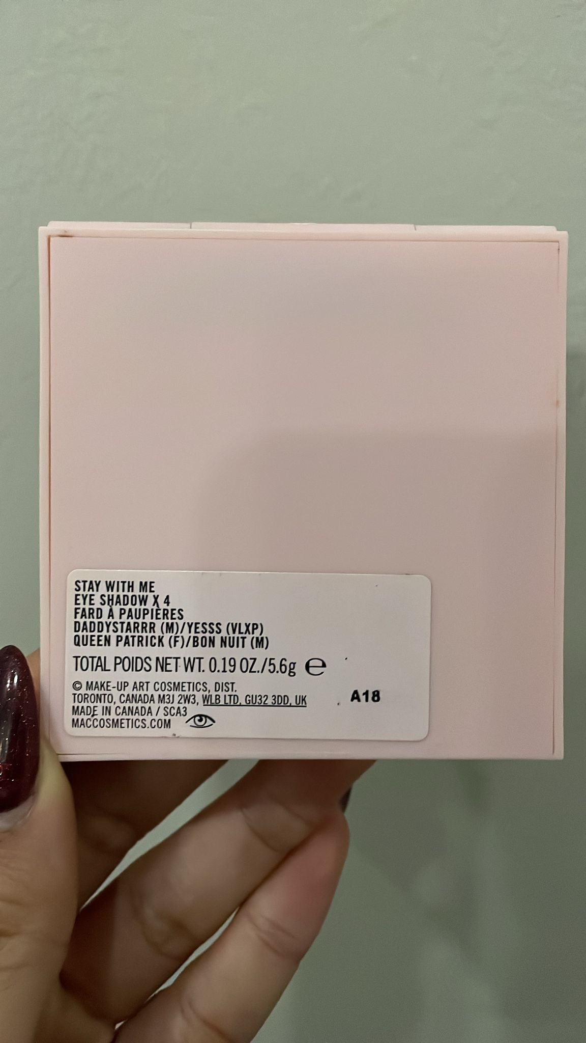 New eyeshadow palette Patrick Star x MAC - photo 3
