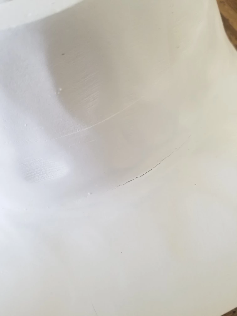 MUD PIE White Wooden Dough Bowl XLarge 24" Home Decor image indicator(9)