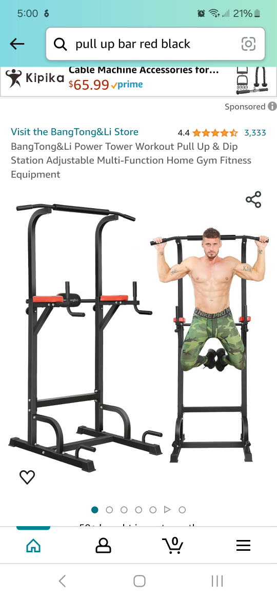 pull up bar from amazon thumbnail