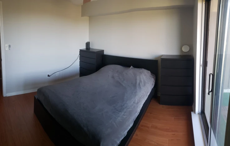 Ikea MALM bed frame, black-brown - photo 2