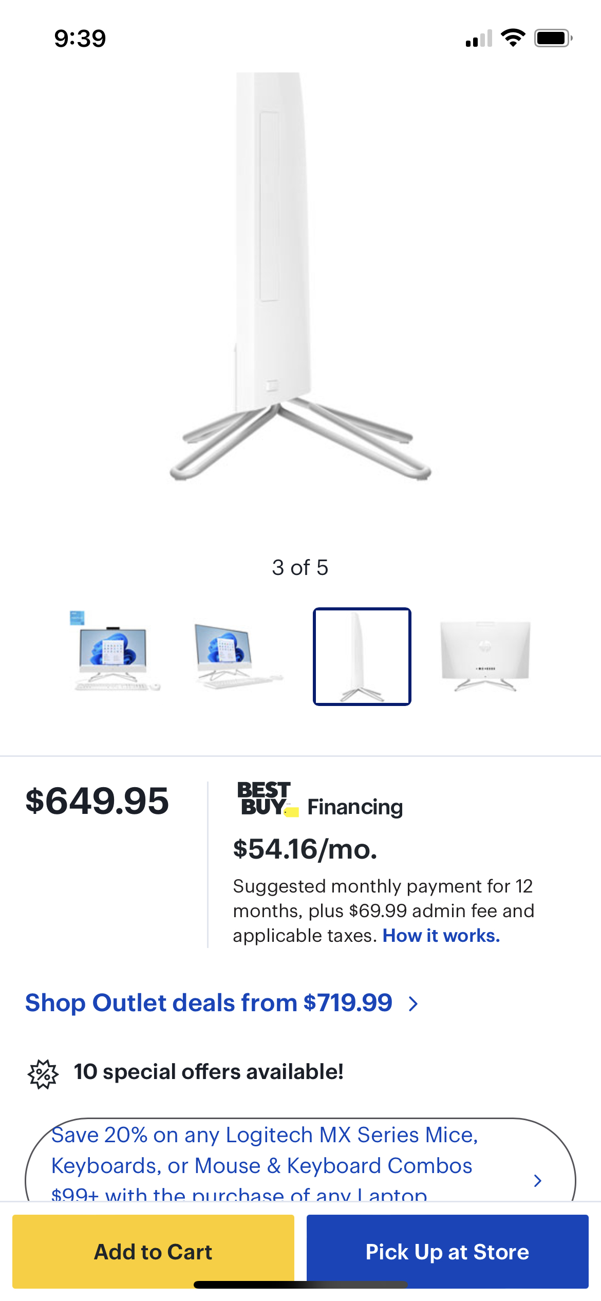All-in-One PC - Starry White image indicator(4)