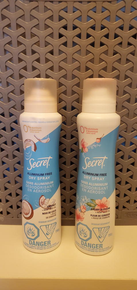 Secret Deodorant Dry Spray (Alum Free)