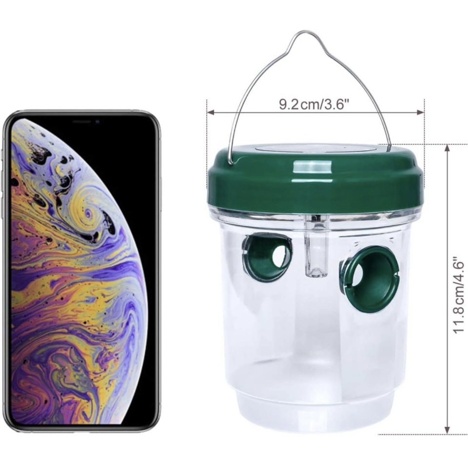 2 Pack Solar Wasp Traps, Solar Powered Wasp Killer Hanging image indicator(7)