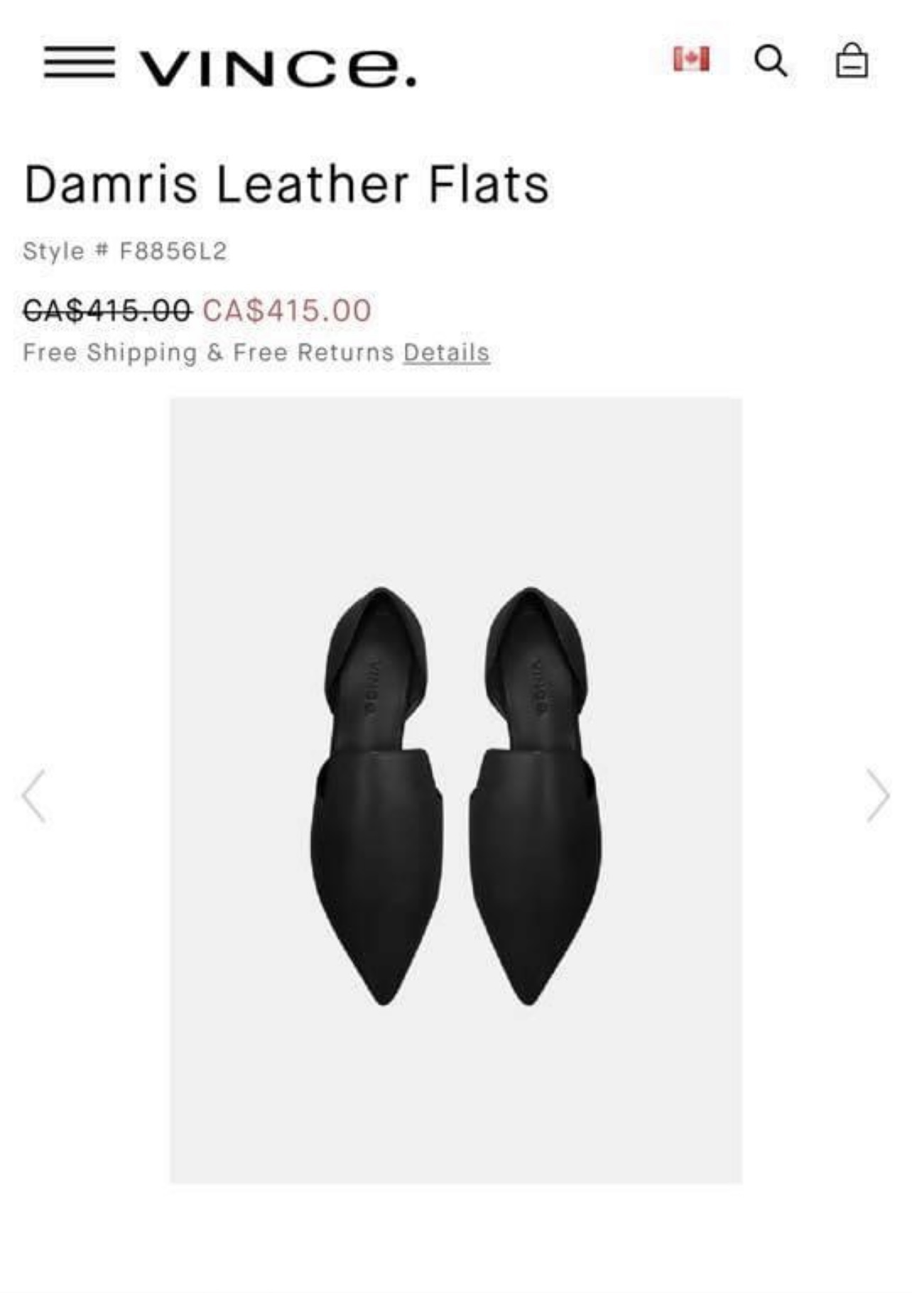 Vince Damris Leather Flats - photo 3