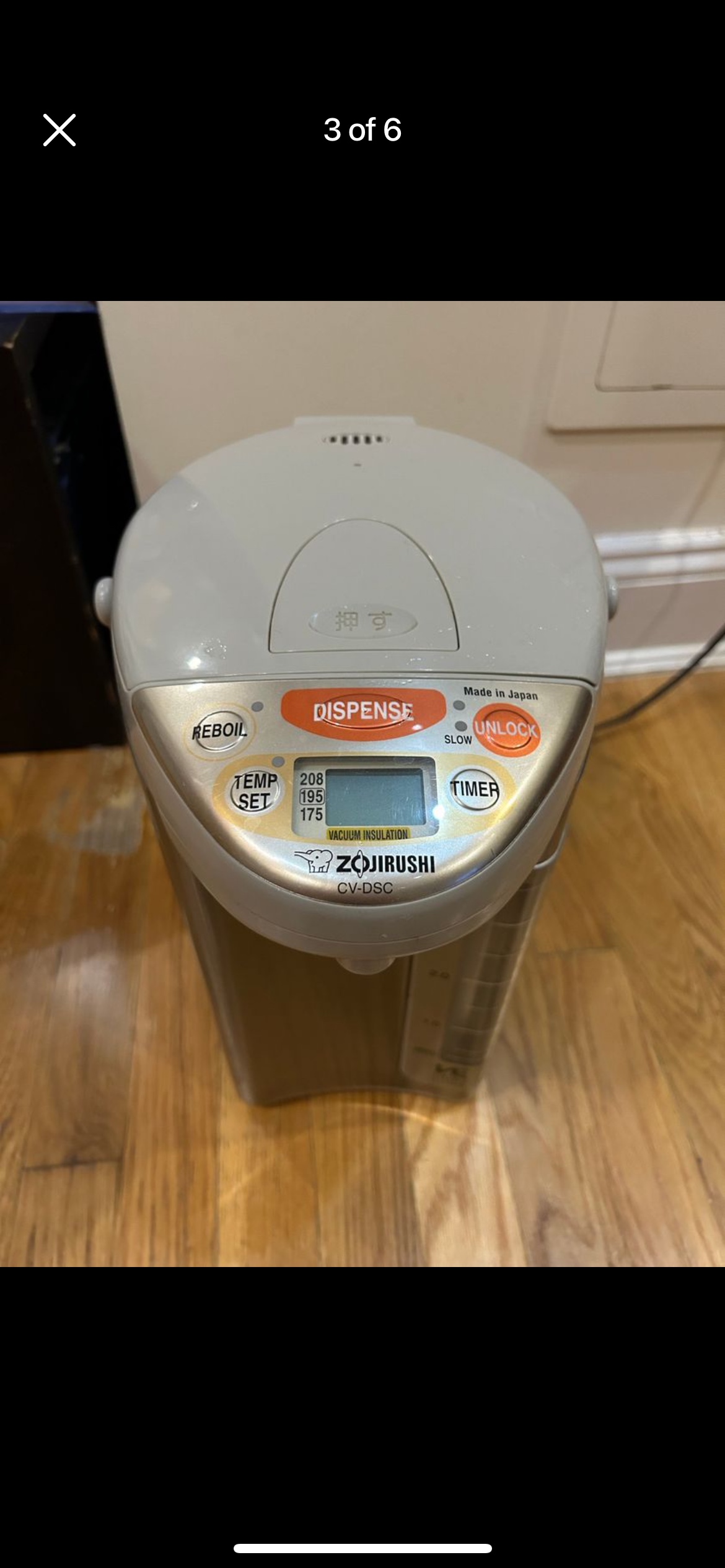Zojirushi VE CV-DSC40 4L Liter Hybrid Water Boiler and Warmer - photo 3