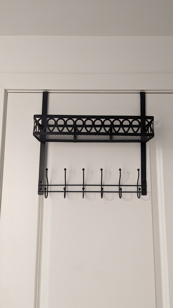 Moving sale: 2x Over door coat rack
