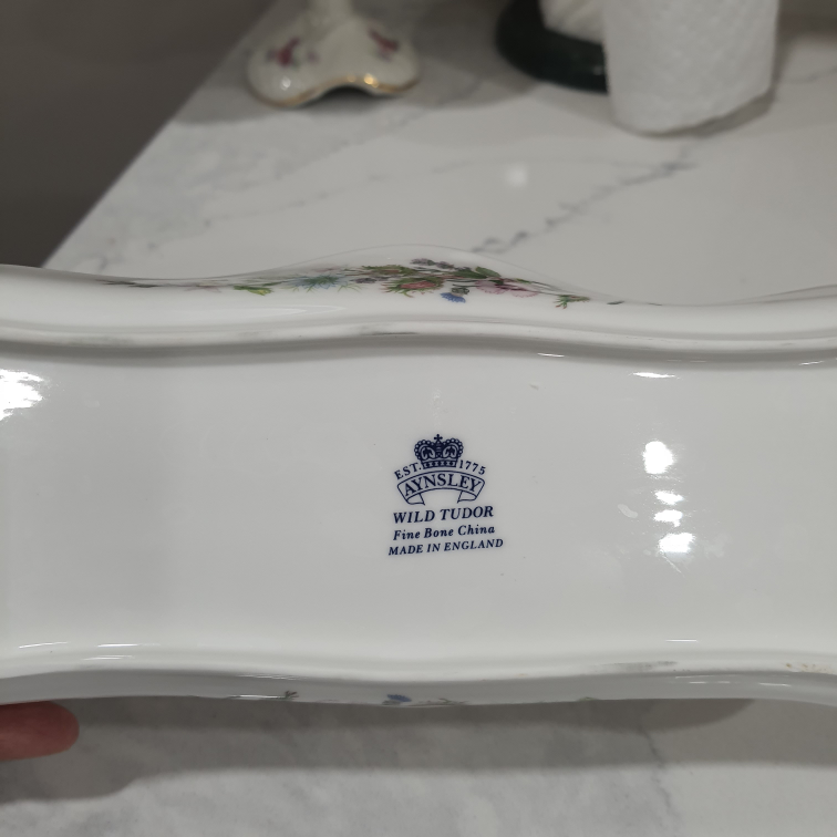 Antique Aynsley wild Tudor dish - photo 3