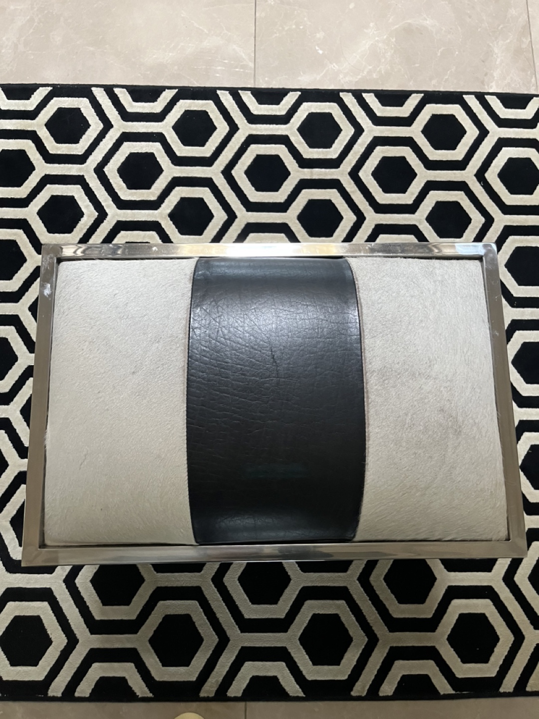 Animal pattern leather chair - photo 3