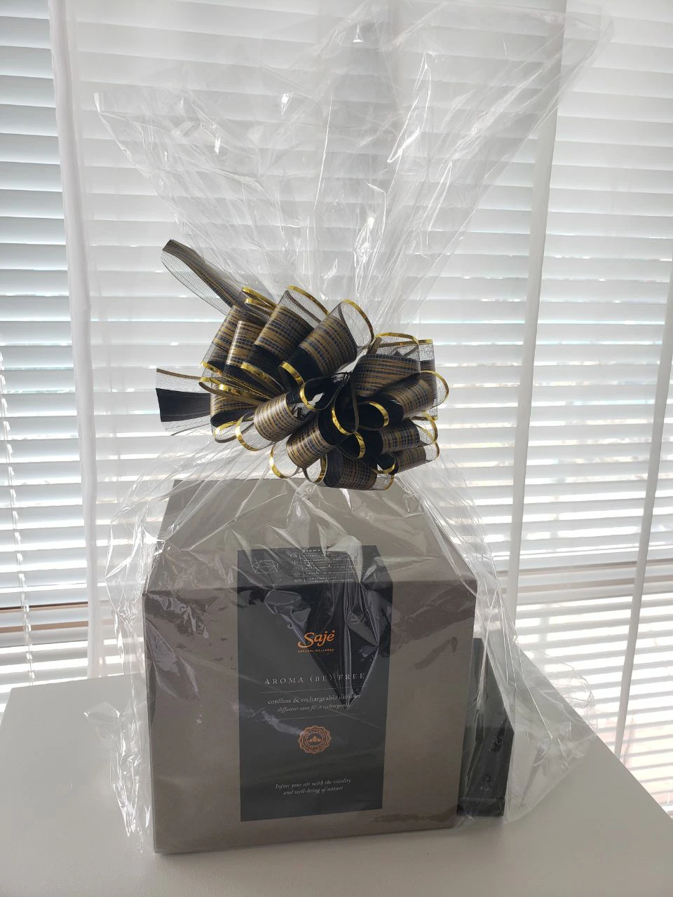 Brand new Saje Diffuser with relaxation blend. Gift wrapped. thumbnail