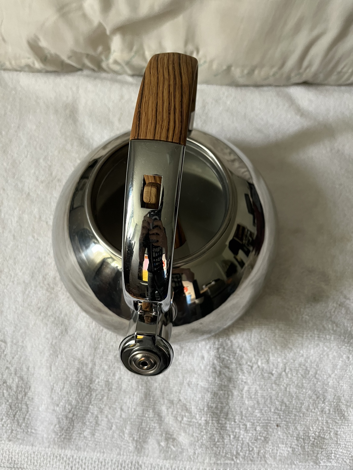 Vintage BRANDANI Italy Whistling Induction TEA POT - photo 2