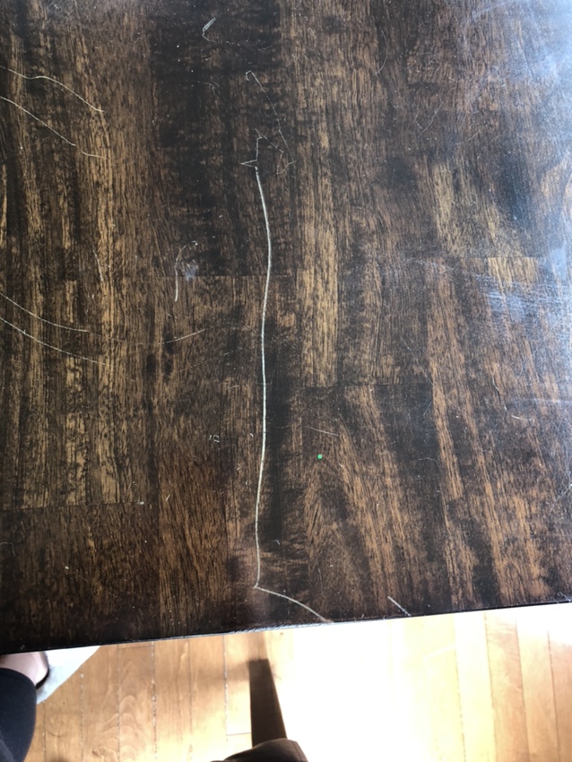 Kitchen table w/ built in extension - photo 5