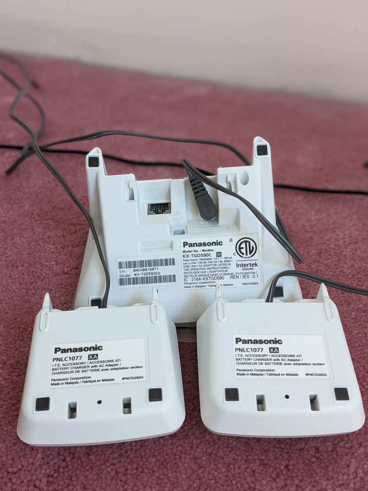 Panasonic cordless phones 3 handsets image indicator(2)